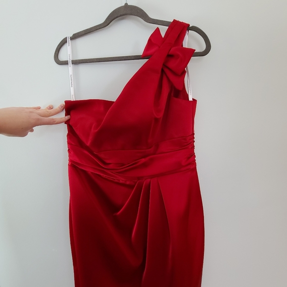 Red Cocktail Dress, Size 14 - Picture 2 of 5